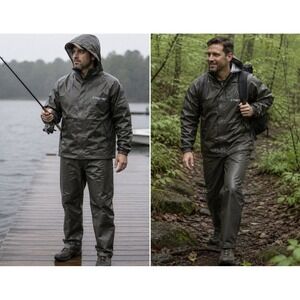 Frogg Toggs Men's Ultra Lite² Rain Suit size S/M Gray